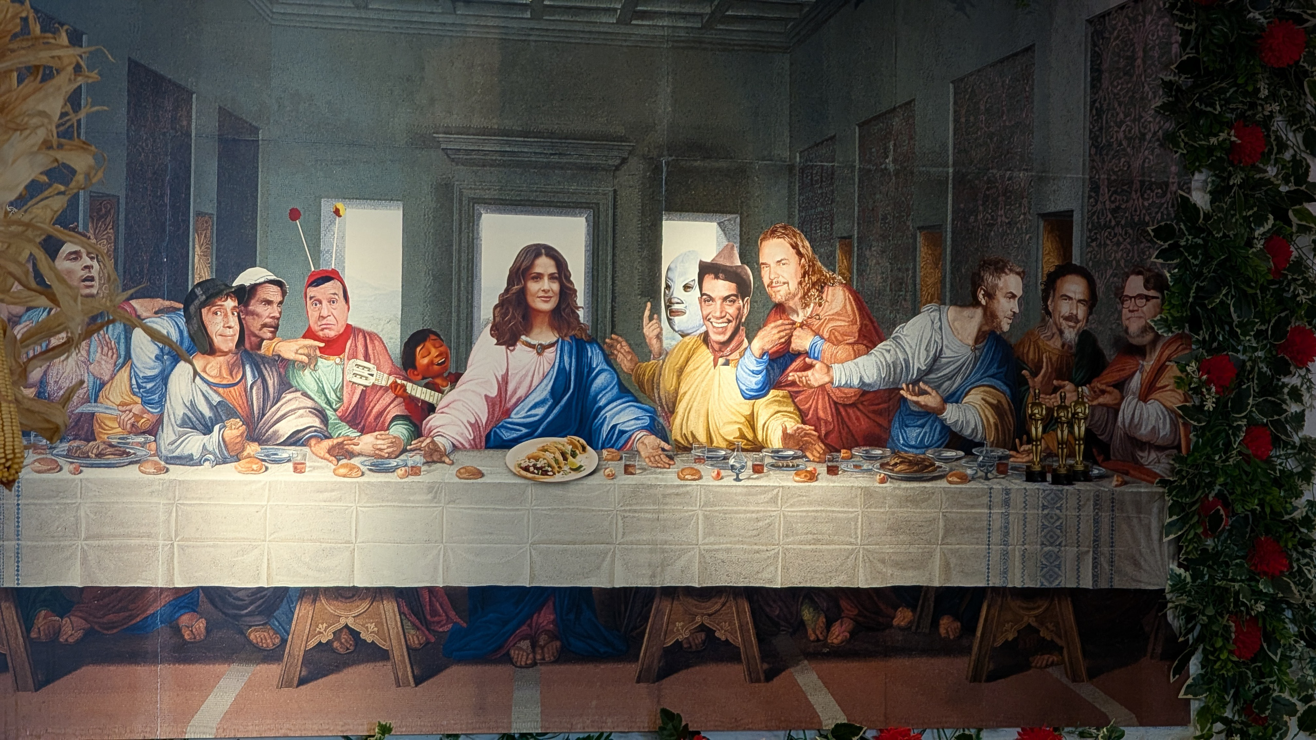 Wandbild: Das letzte Abendmahl – andalusische Interpretation